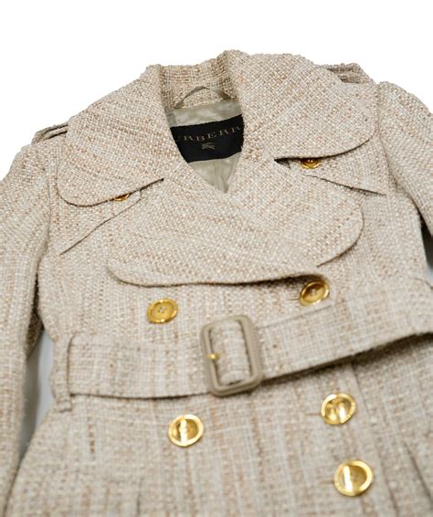 burberry tweed coat|burberry ladies car coats.